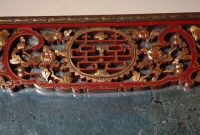 Antique Mirror (originally made from a chinese door frame) - AptDeco Antique Mirror (originally made from a chinese door frame) - AptDeco